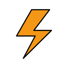 ray electric isolated icon