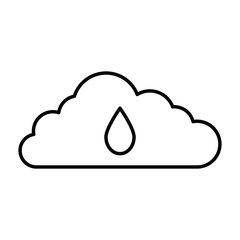 cloud sky with drop