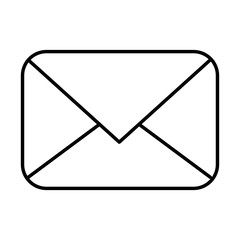 envelope mail isolated icon