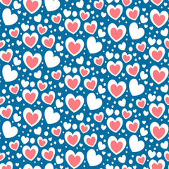 Beautiful seamless patterns ready for valentine's day