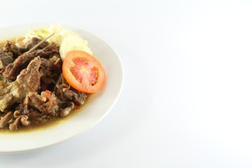Meat lamb soup