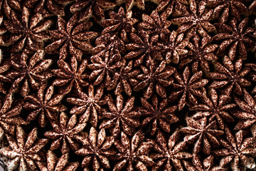 Close-up of whipped cream with chocolate powder