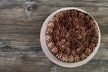 Tasty Chocolate cake with whipped cream