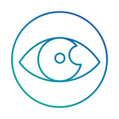 eye human isolated icon