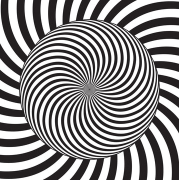 Optical illusion.Manifest style.