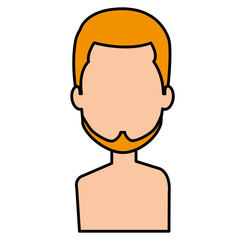 young man shirtless avatar character