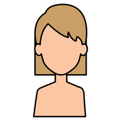 beautiful woman shirtless avatar character