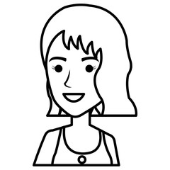 beautiful woman avatar character