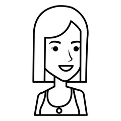 beautiful woman avatar character