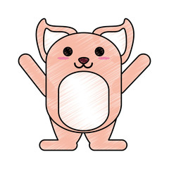 smiling pet cat vector icon illustration graphic design