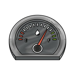 Car fuel meter icon vector illustration graphic design