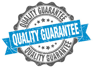 quality guarantee stamp. sign. seal