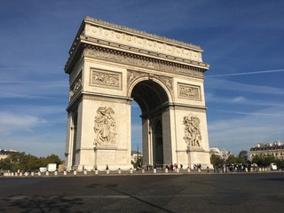 Fototapeta na wymiar Arch of triumph Paris France