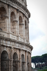 Fototapeta premium streets of rome - old buildings, arhitecture, colloseum, historical places