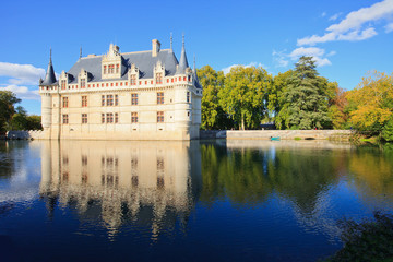 Fototapeta na wymiar Azay-le-Rideau, château de la Loire