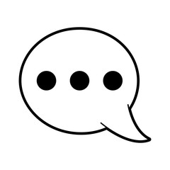 chat bubble icon image vector illustration design 