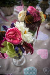 Tischdekoration vom Floristen