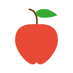 apple fruit icon image vector illustration design 