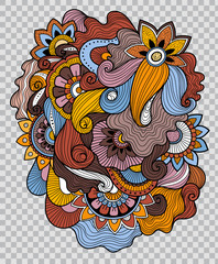 Colored floral tattoo artwork. Flower composition for tattoo on transparent background