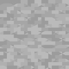 Gray pattern with right triangles and rectangles. Seamless vector background