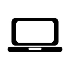 laptop computer technology digital device vector illustration