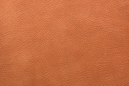 Orange leather background