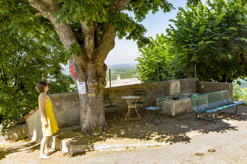 Street idyl in southern France
