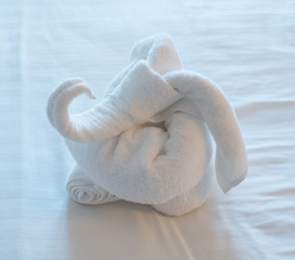 Fototapeta na wymiar Towel Animal