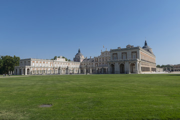 Fototapeta na wymiar Palacio Real de Aranjuez