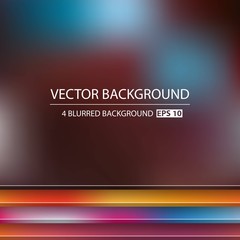 Abstract Creative concept vector multicolored blurred background set. For Web and Mobile Applications, art illustration template design, business infographic and social media, modern decoration