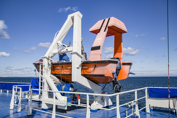 The lifeboat. Shot in Denmark