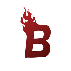 fire burn initial letter alphabet