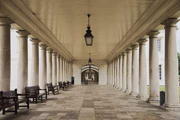 Säulengang im Martim Museum von London