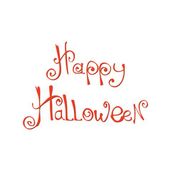 inscription Happy Halloween