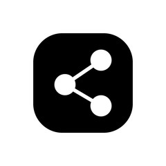 Share Square icon vector illustration