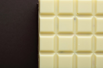 White chocolate background