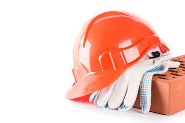 Fototapeta premium Construction tools on white background