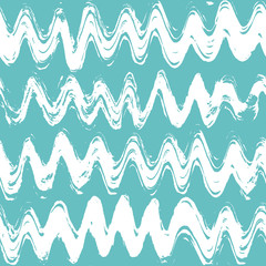 Grunge turquoise and white pattern