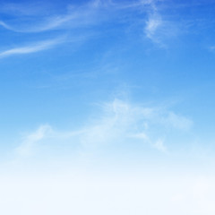 Blue sky and  white cloudy