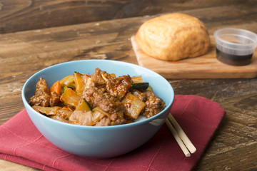 Kung pao veal