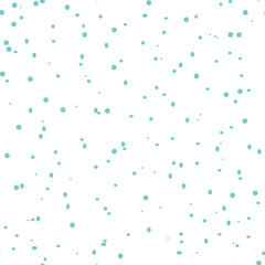 Hand drawn winter seamless patterns with snowflakes