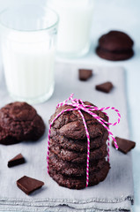 Chocolate brownie cookies