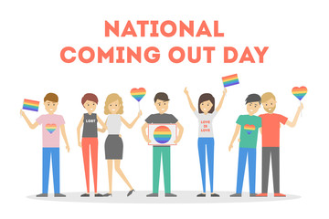National coming out day.