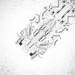 Vector illustration, Hi-tech digital technology and engineering theme