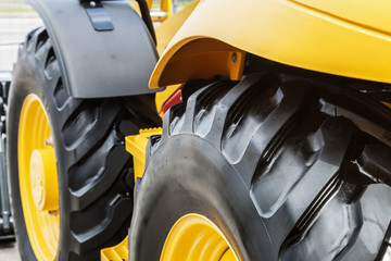 wheels and chassis of the tractor or other construction equipment