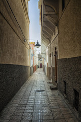 Obraz premium Narrow street in Morocco
