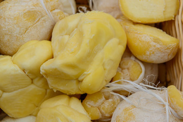 Hand made cheese background