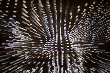Abstract background with light display