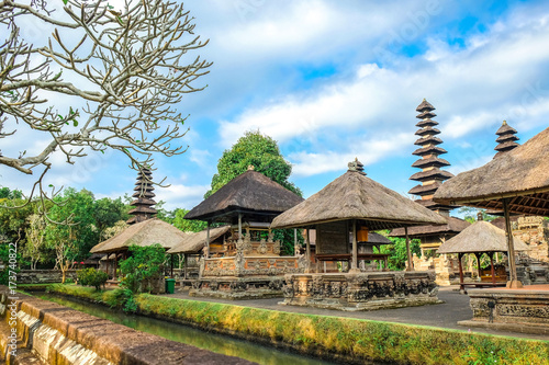The Gate Of Pura Taman Ayun Temple In Bali Indonesia A