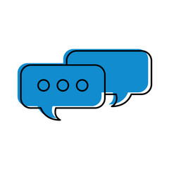 speech bubbles message chat talk concept